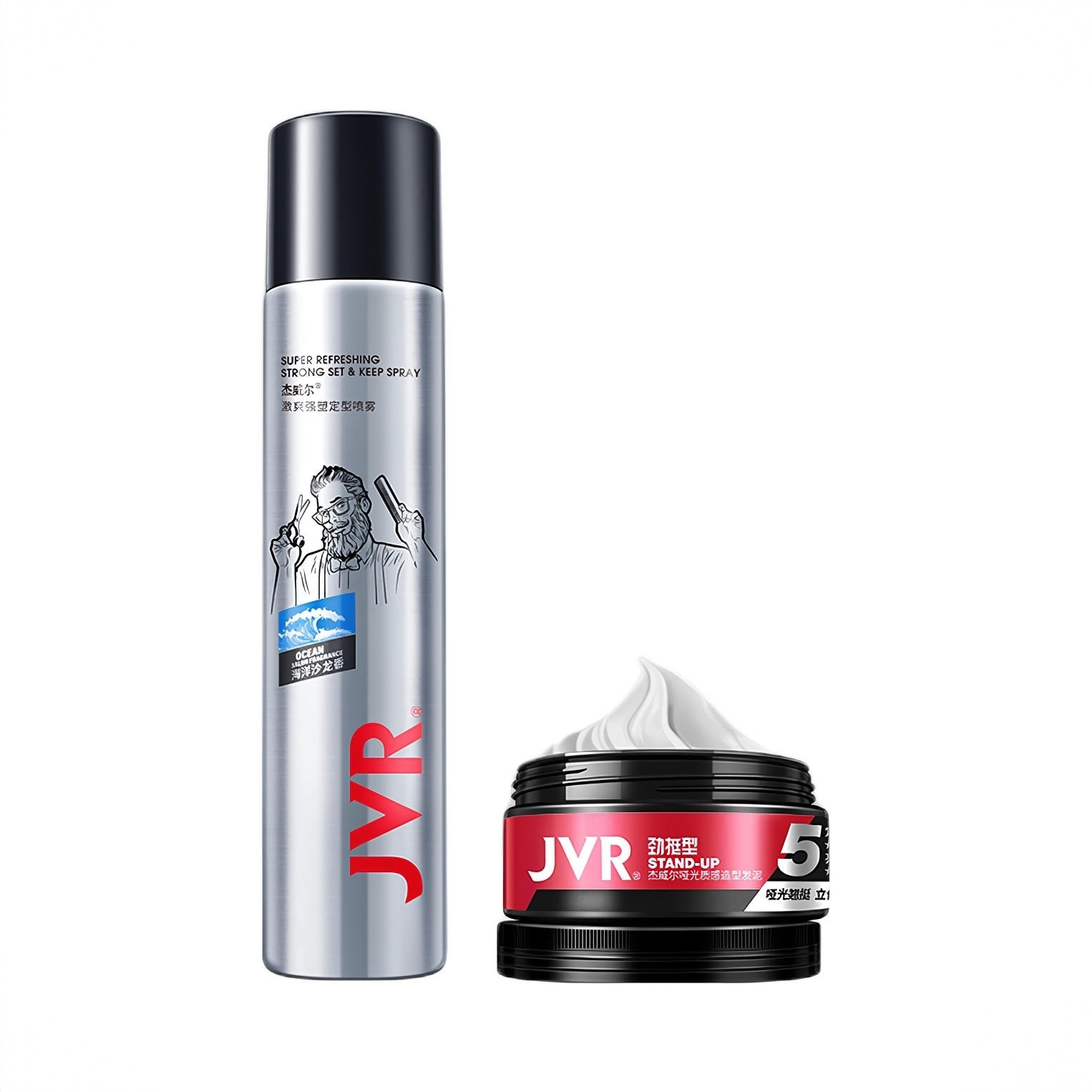 商品配色： 海洋定型喷雾338ml+哑光发泥80g