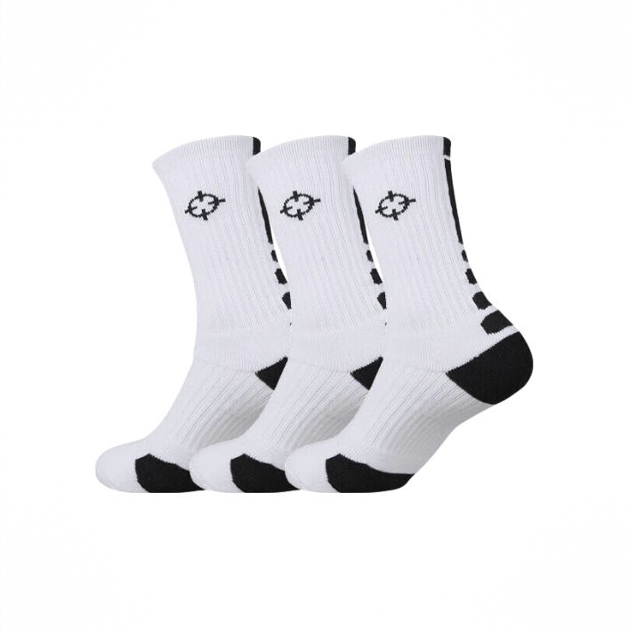 商品配色： 白黑色 3双（中筒）