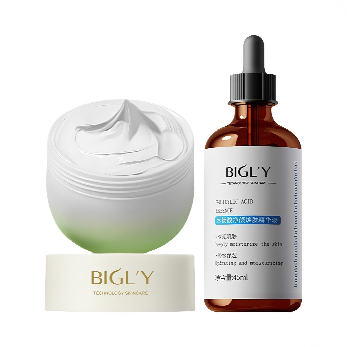 商品配色： 精华液45ml+清洁泥150g