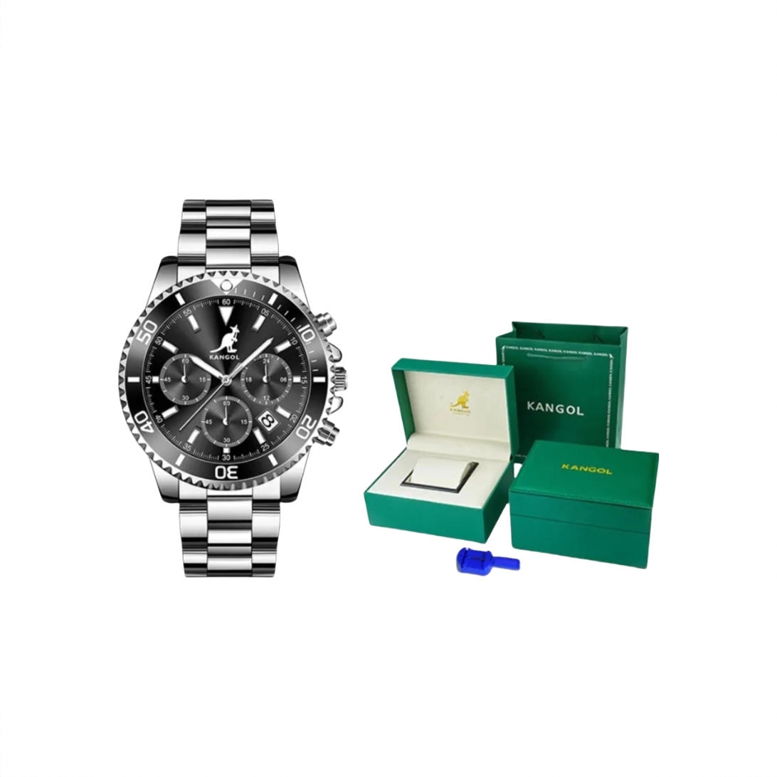 商品配色： 【礼盒装】黑色皮盒 KANGOL-K25