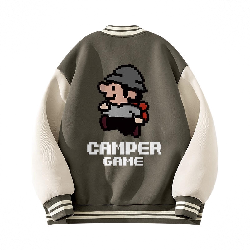 商品配色： 像素游戏胸标/棕榈绿