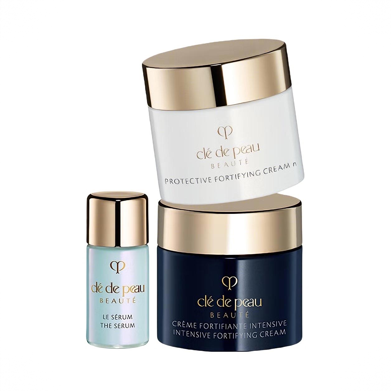 商品配色： 日霜5ml+夜霜5mL+精华5ml