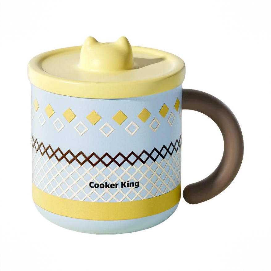 商品配色： 黄色菱格