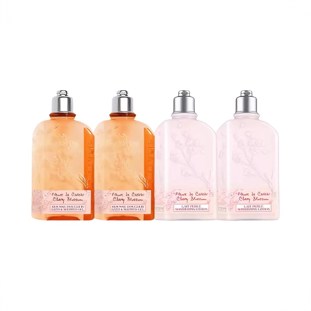 商品配色： 沐浴露250ml*2+身体乳250ml*2