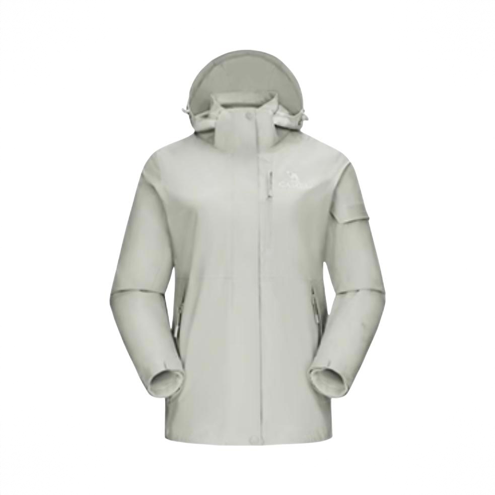 商品配色： 女/银化绿/抓绒内胆/三合一