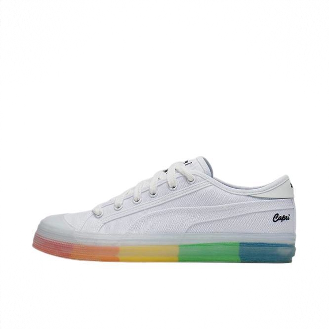 商品配色： 白色/彩虹底