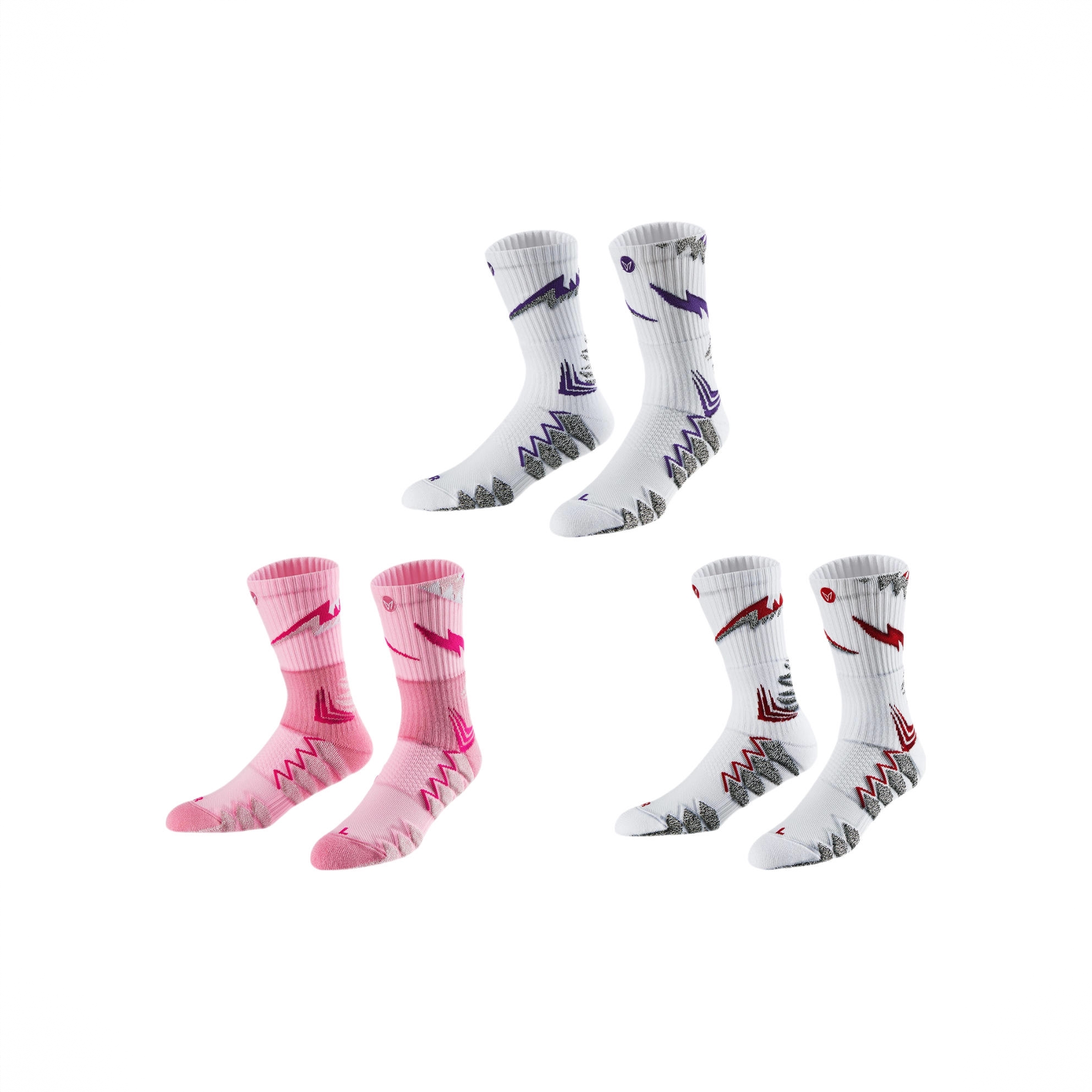 商品配色： 1狂鲨白蓝1狂鲨粉1狂鲨白红 3双