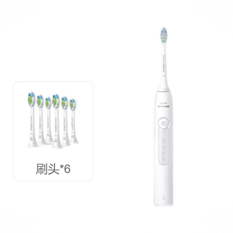 商品配色： 皓月白【刷头*6】