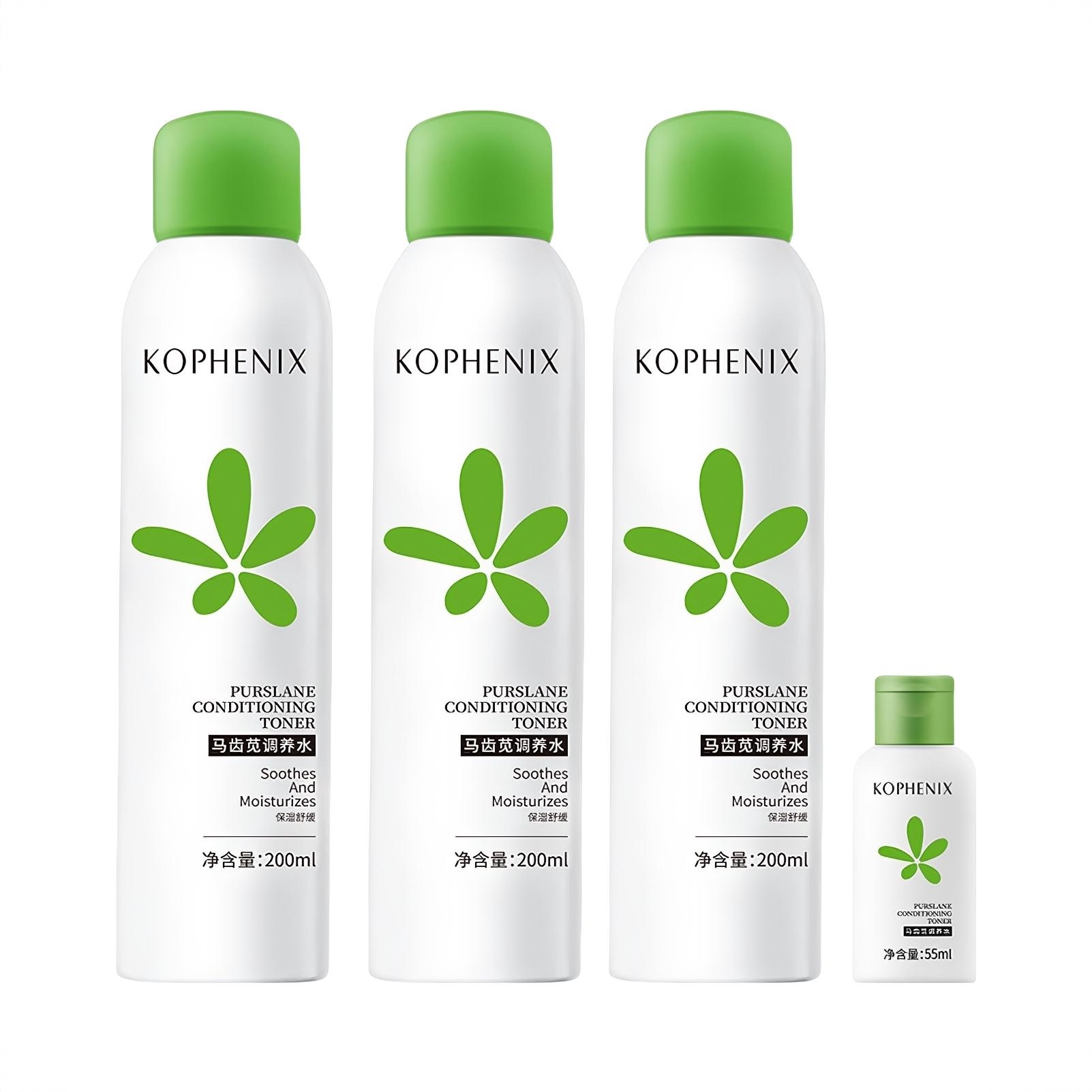 商品配色： 水200ml*3瓶+湿敷水55ml