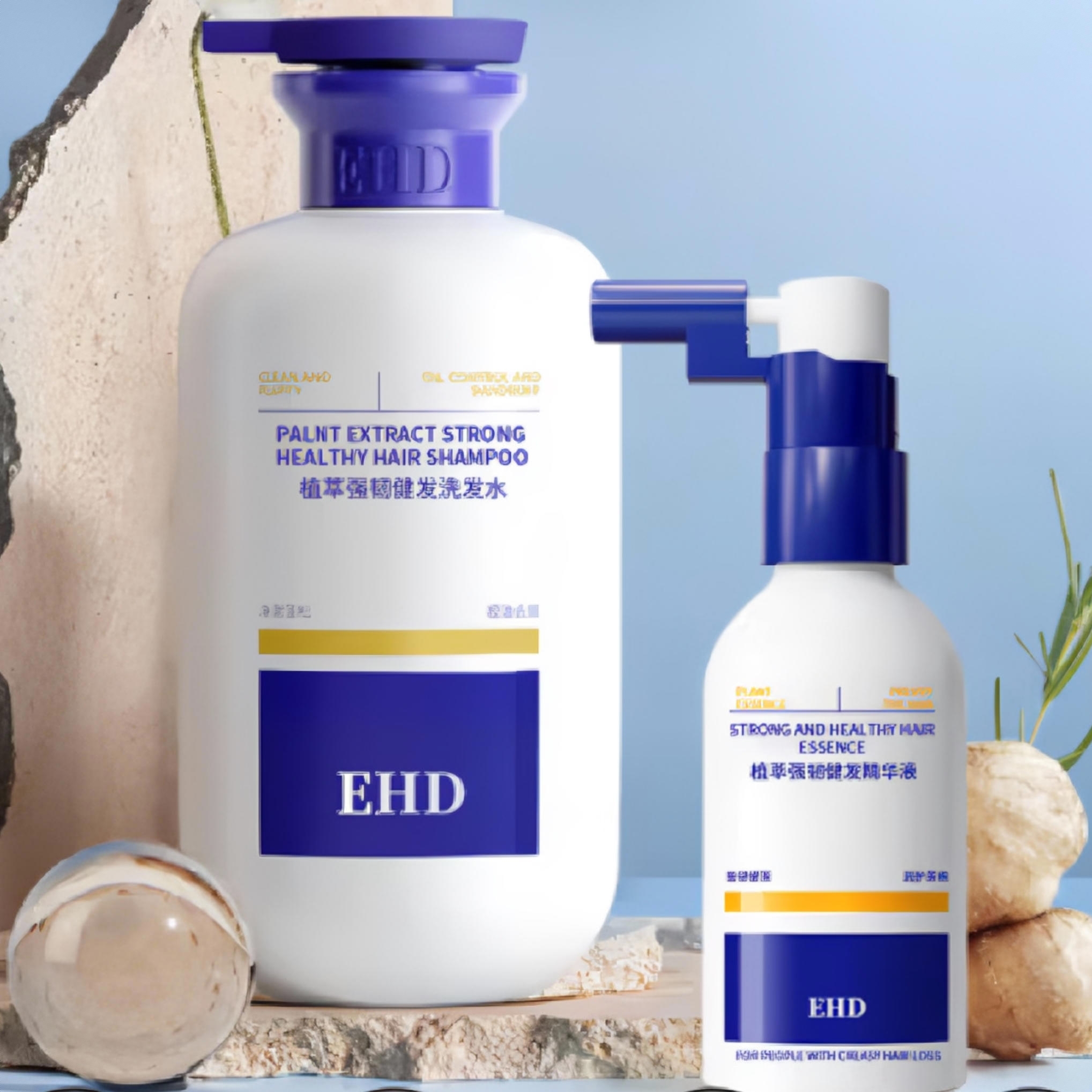 商品配色： 强劲健发洗发水500ml+精华液60ml