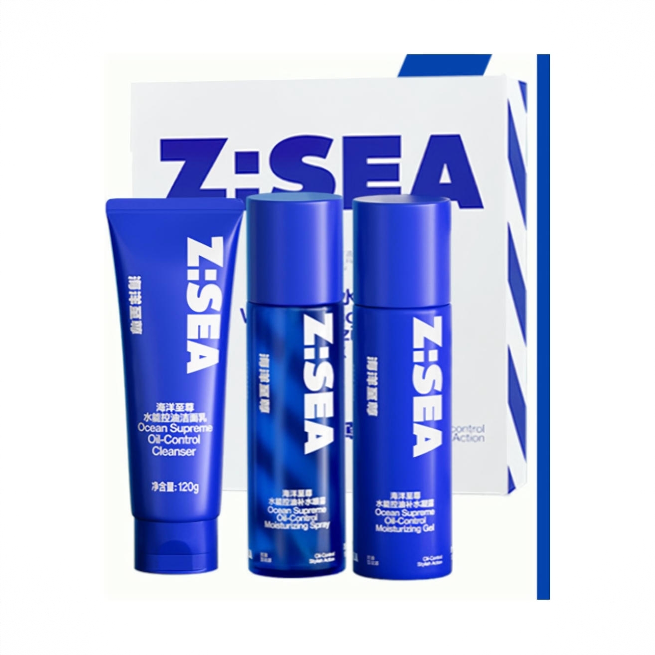 商品配色： 洁面乳120g+补水喷雾100ml+补水凝露100ml+补水面膜*1