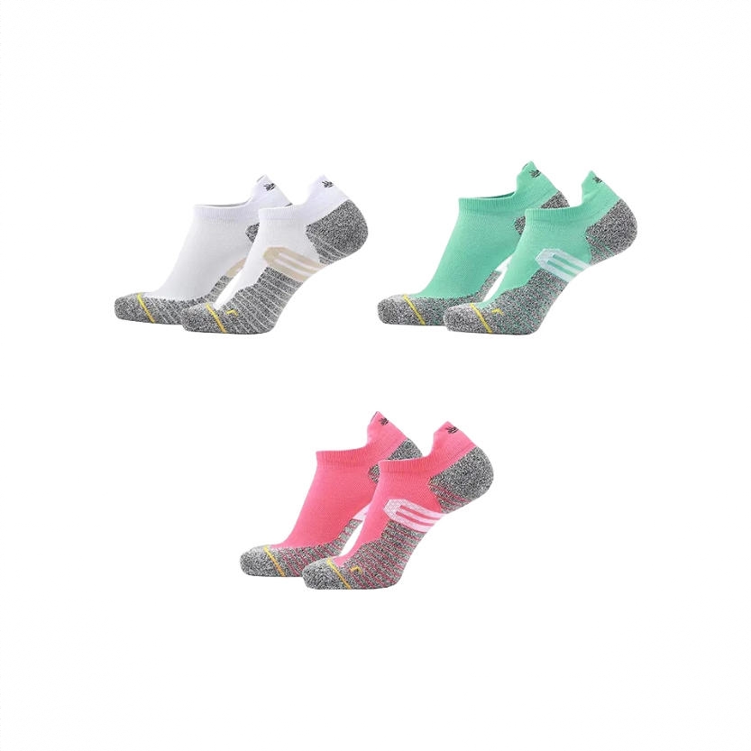 商品配色： 1白色1玫红1嫩绿 3双