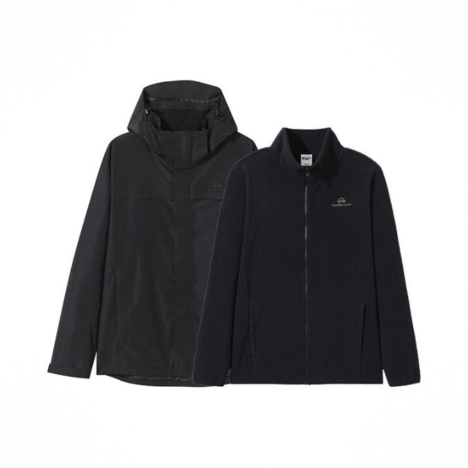 商品配色： 黑/三合一/摇粒绒内胆