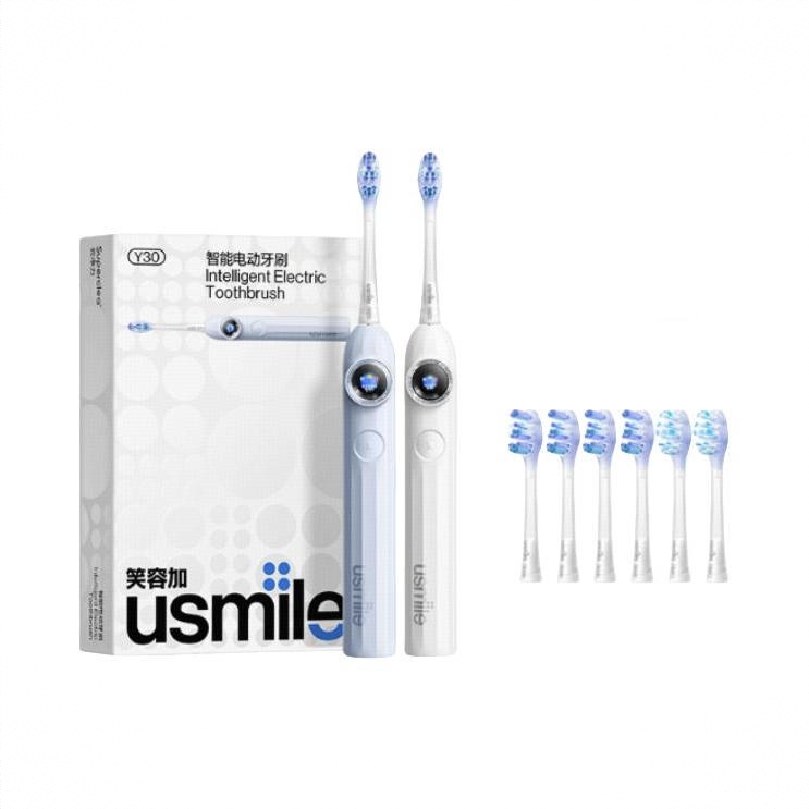 商品配色： 浅海蓝+晨雾白【刷头*6】