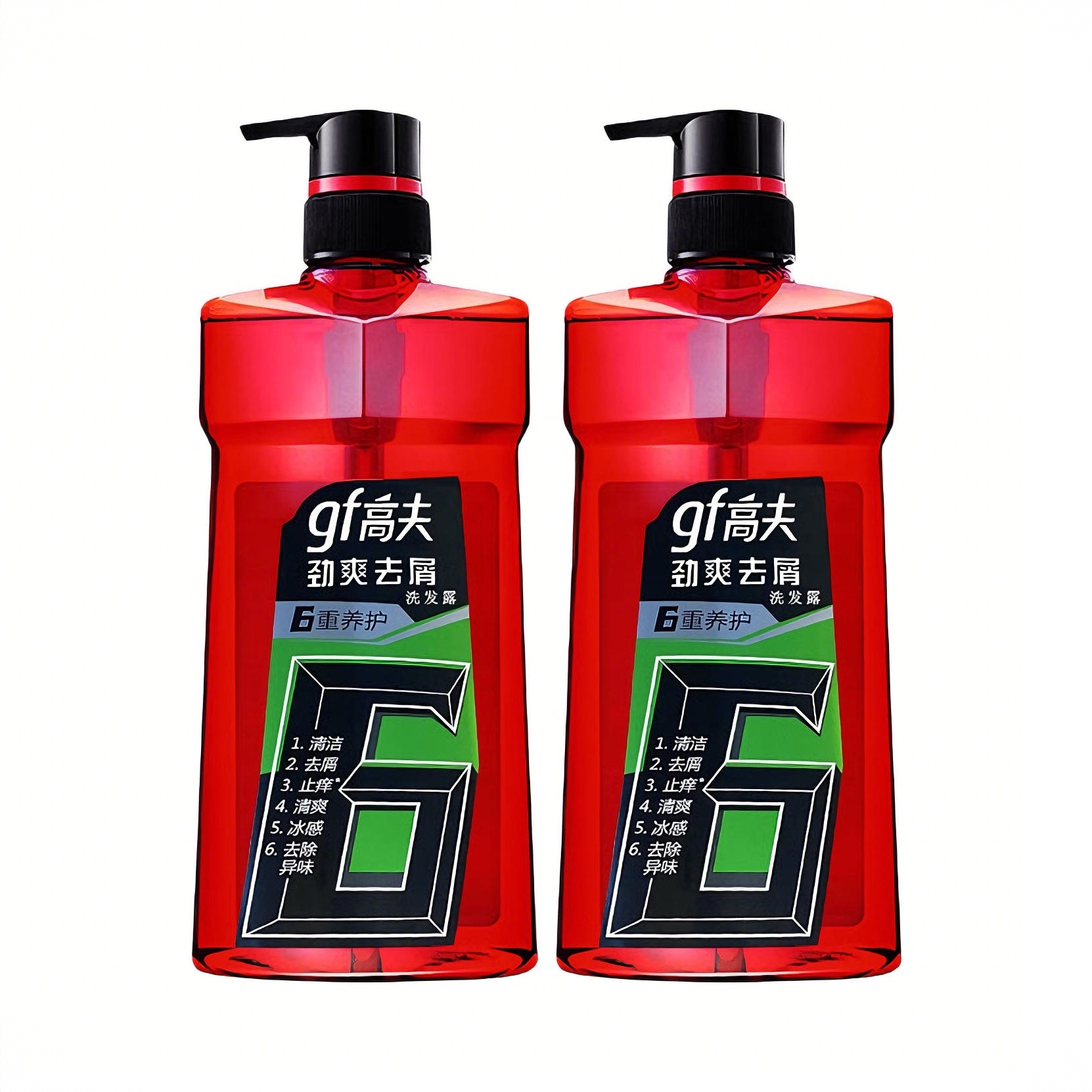 商品配色： 劲爽去屑400ml*2瓶