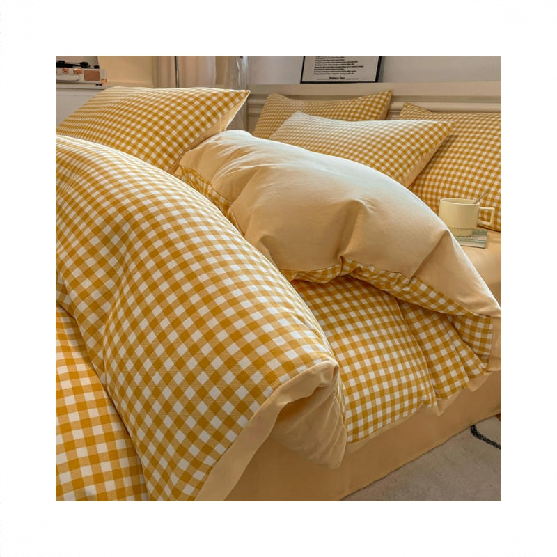 商品配色： 黄小格+云初黄