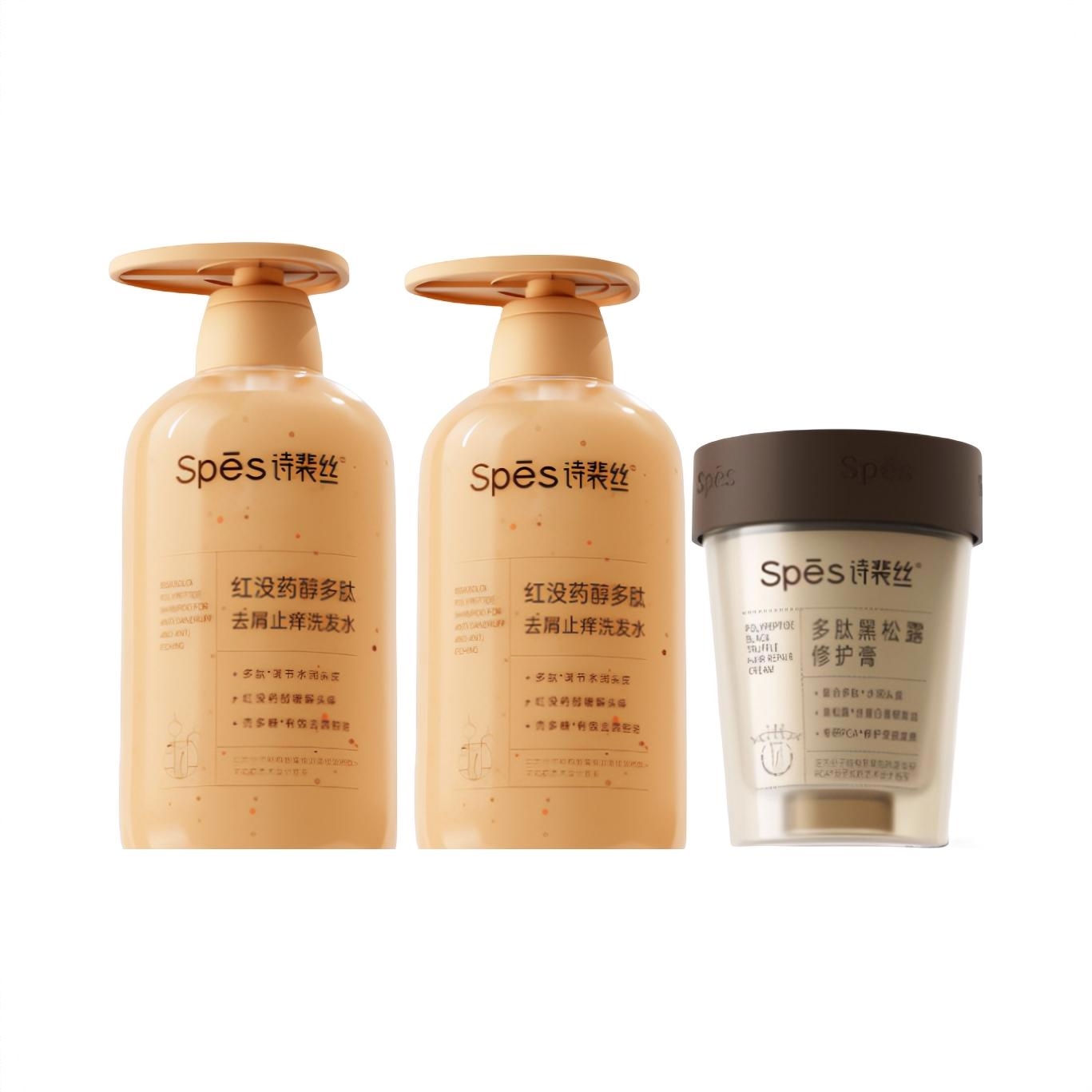 商品配色： 洗发水500ml*2瓶+修护膏258ml