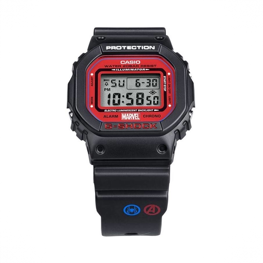 商品配色： 黑红色 DW-5600SPIDER-1PR