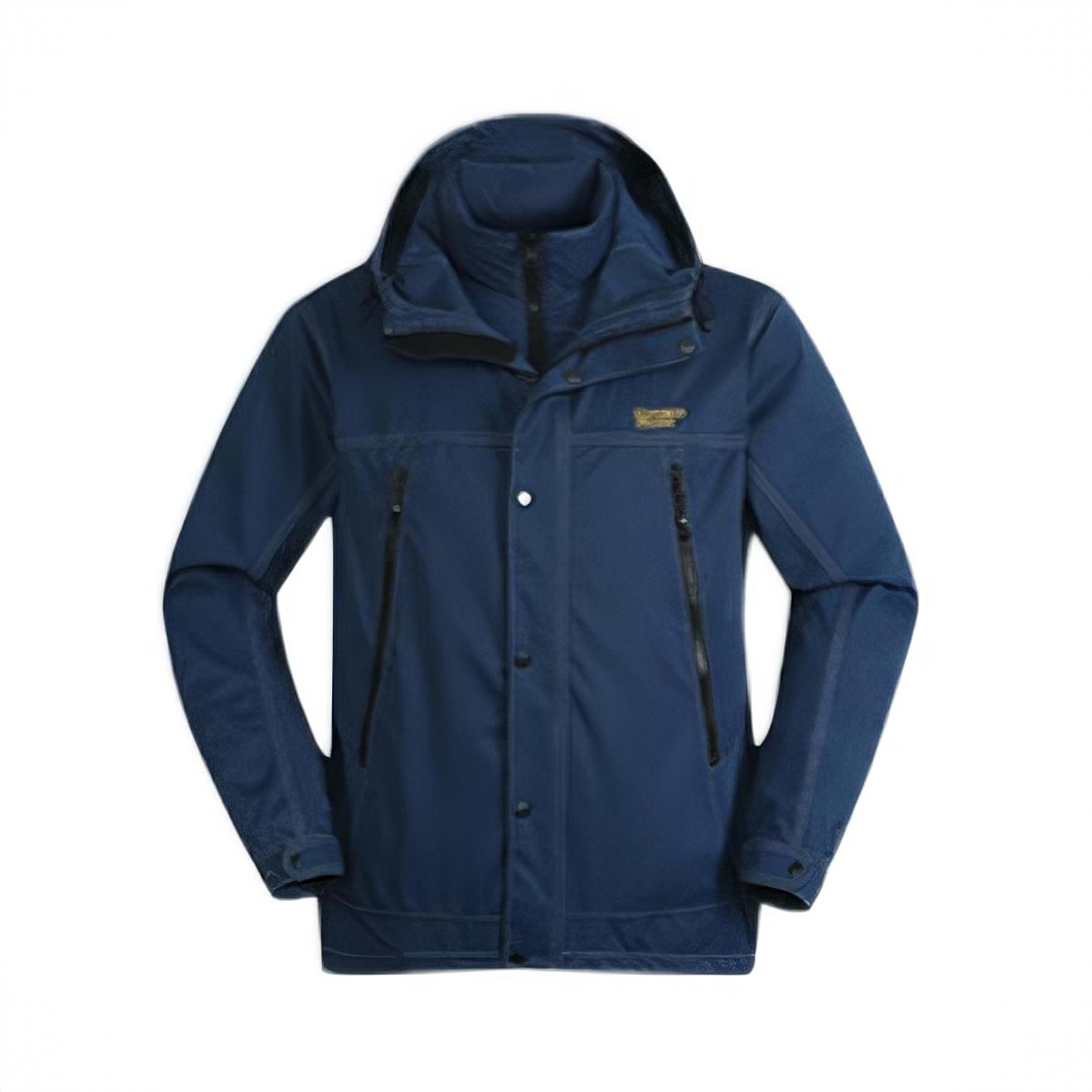 商品配色： 牛仔蓝-羽绒内胆（雪山logo） 男女同版