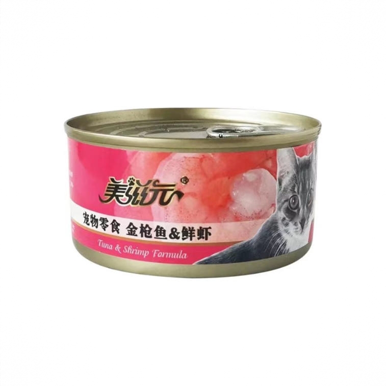 商品配色： 金枪鱼+虾*170g