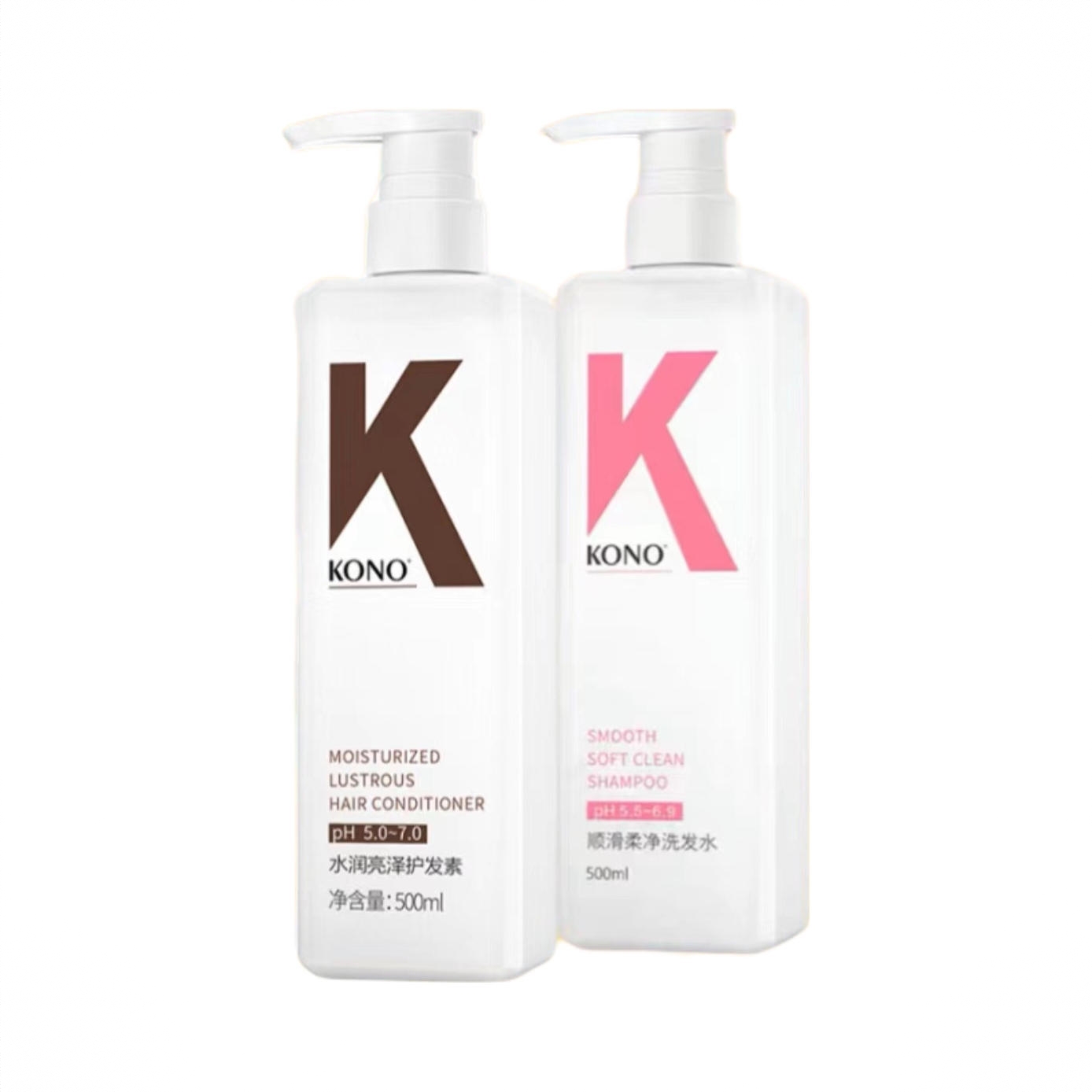 商品配色： 顺滑洗发水500ml+亮泽护发素500ml