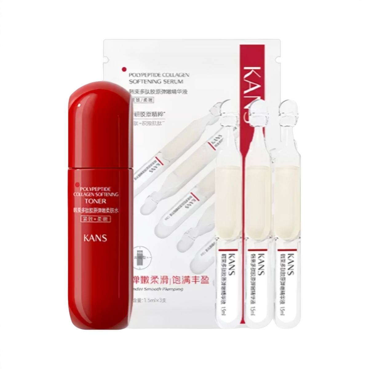 商品配色： 水20ml+次抛精华1.5ml*3