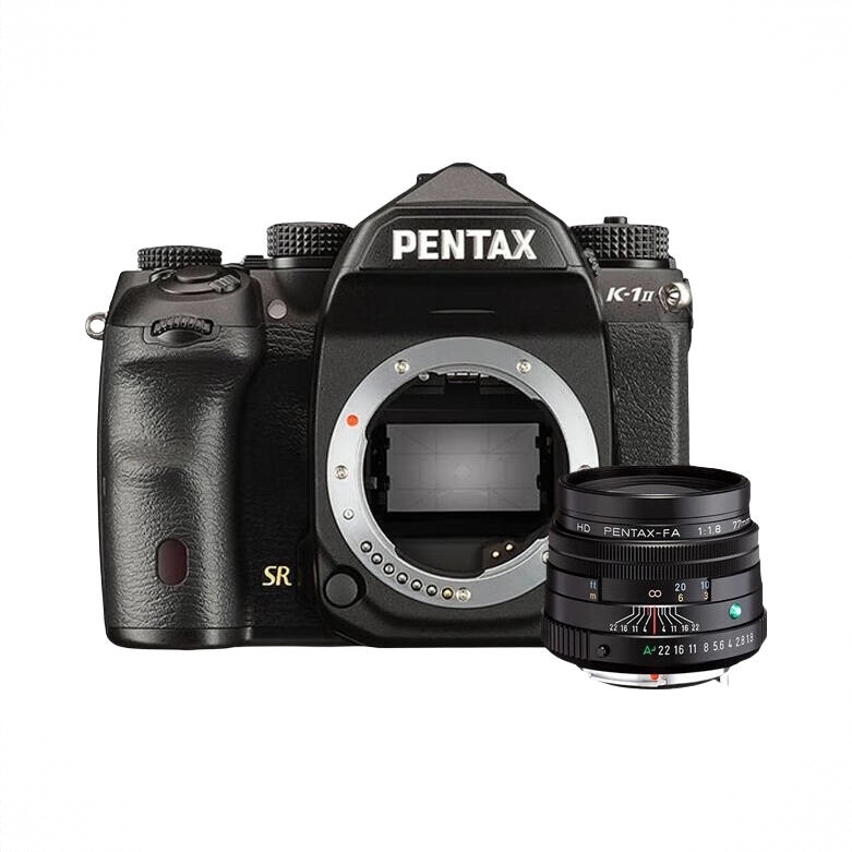 商品配色： 机身+黑色FA77mmF1.8镜头