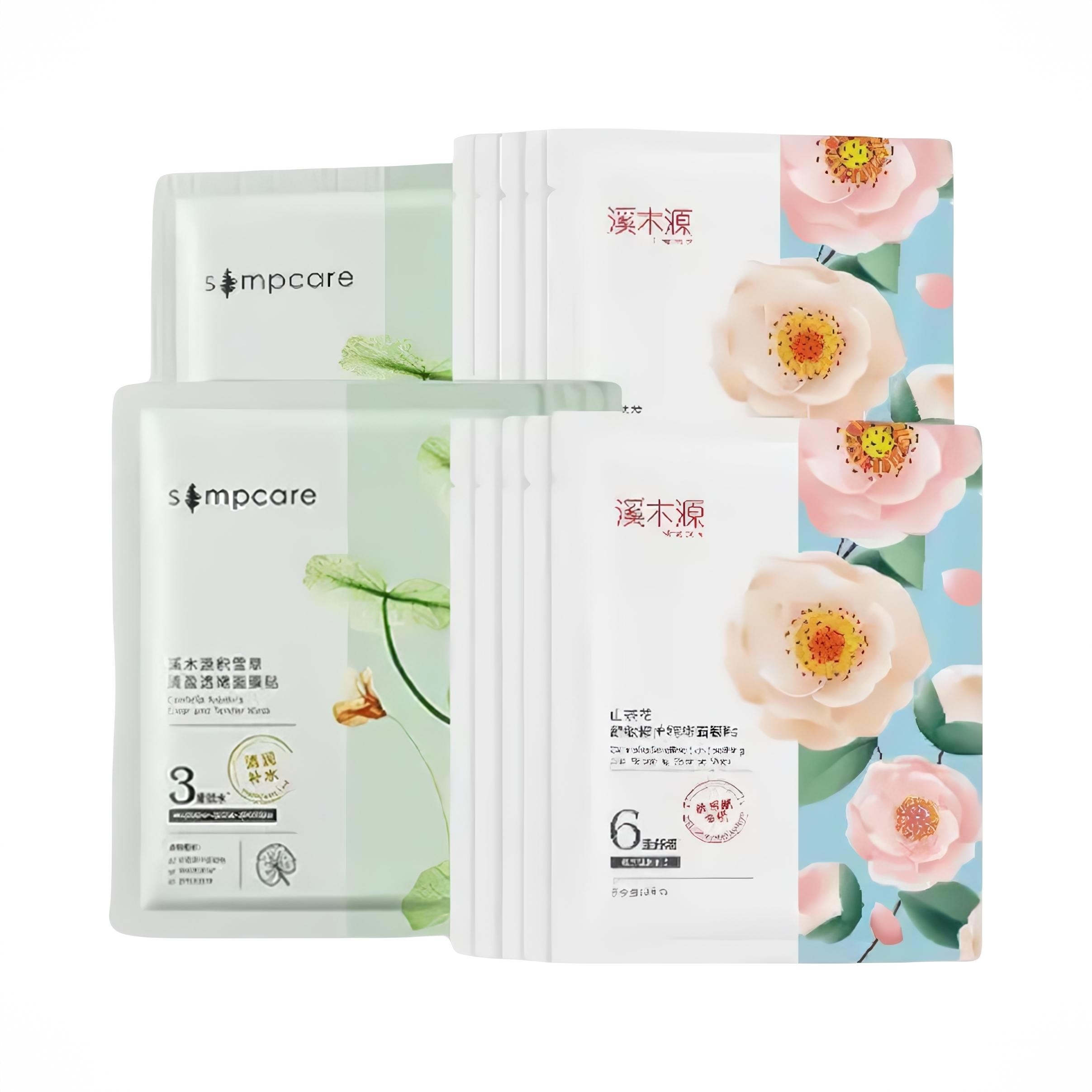 商品配色： 山茶花10片+积雪草12片
