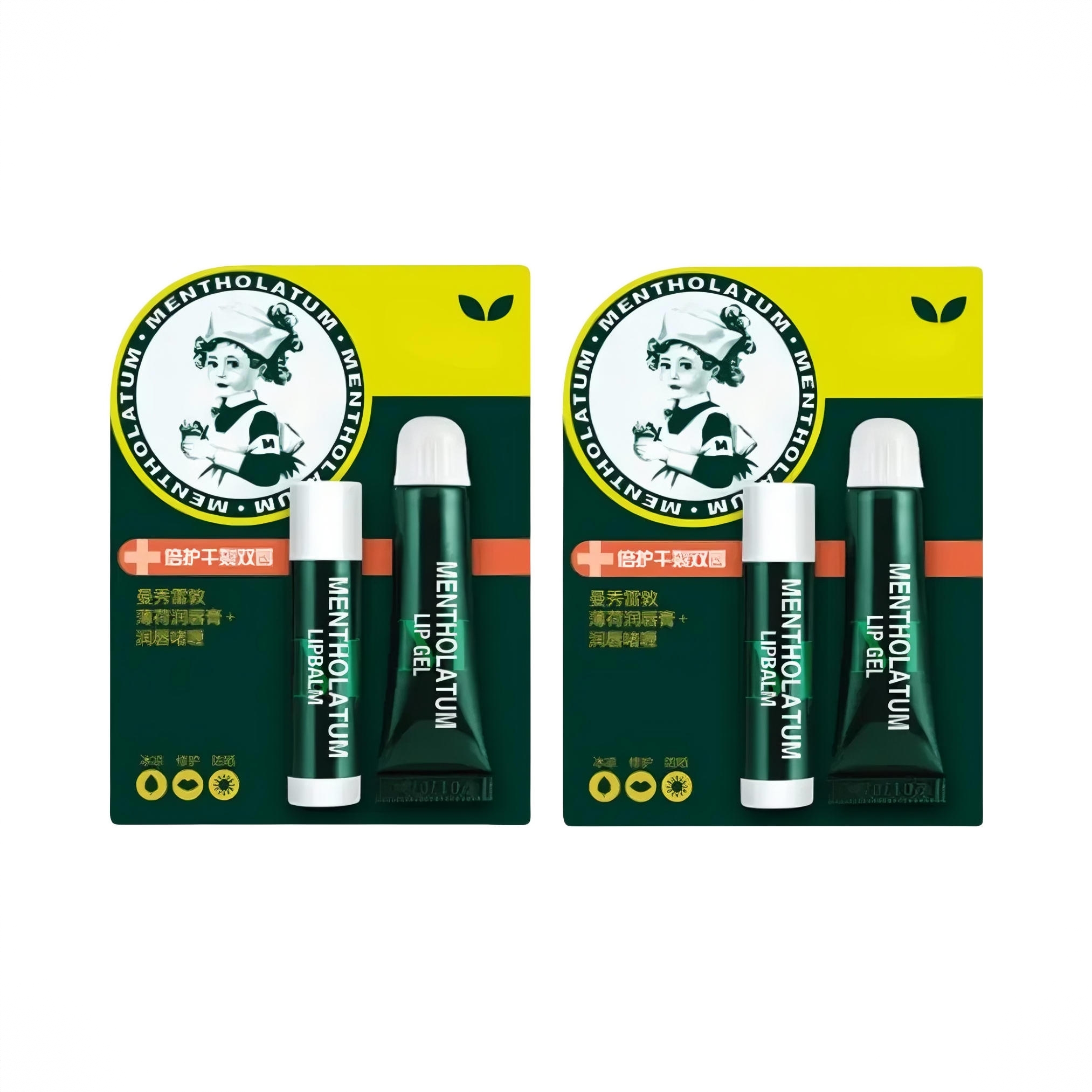 商品配色： 唇膏3.5g*2+啫喱8g*2