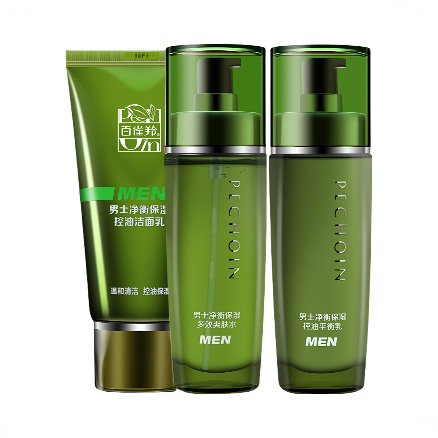 商品配色： 洁面乳100g+爽肤水100ml+平衡乳100ml