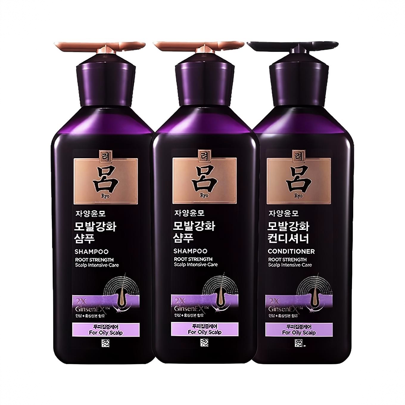 商品配色： 紫吕3瓶中干性（洗发水400ml*2+护发素400ml）