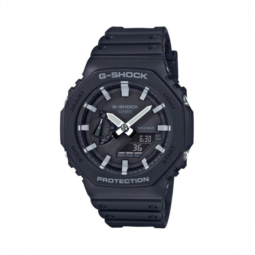 商品配色： 黑银色 GA-2100-1A