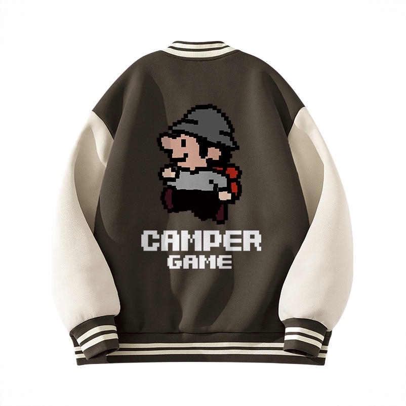 商品配色： 像素游戏胸标/咖