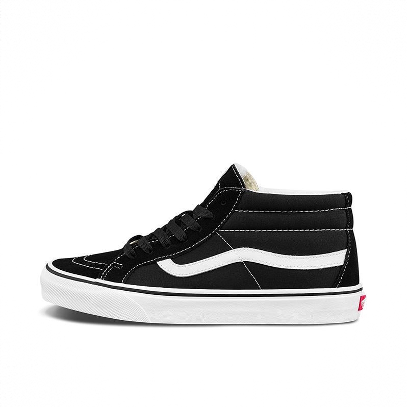 商品配色：Classic Slip-On  Zwart 黑白色