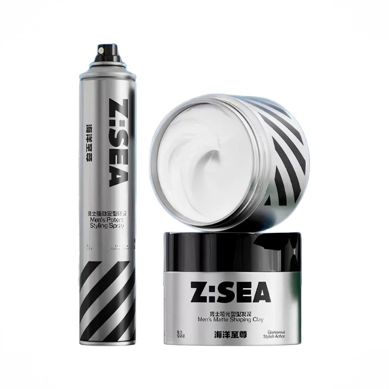 商品配色： 发胶400ml+发蜡70g