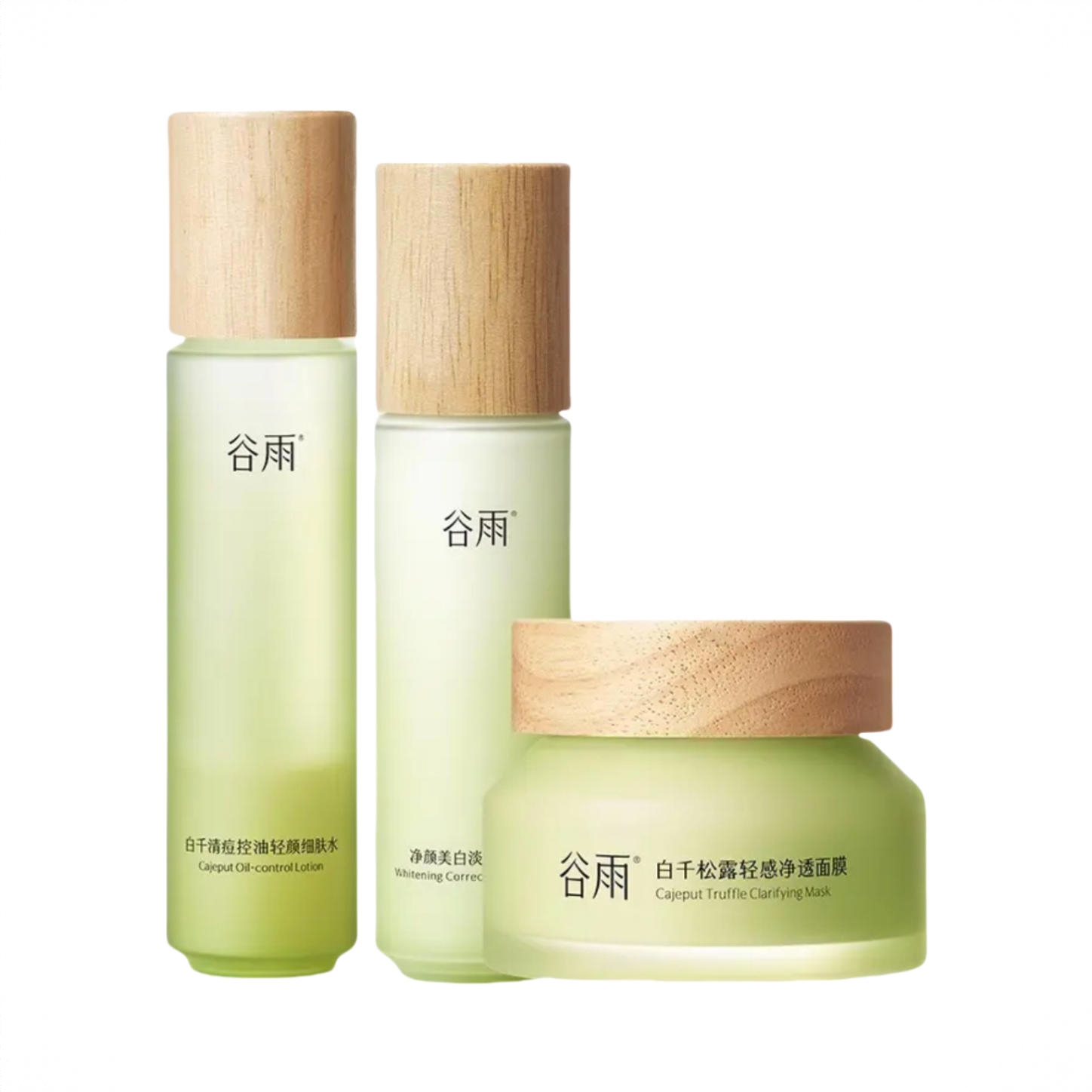 商品配色： 控油水150ml+淡印乳100ml+泥膜100g