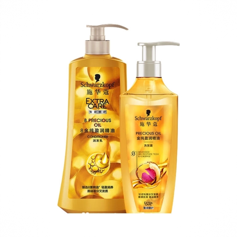 商品配色： 洗发水400ml+润发乳600ml