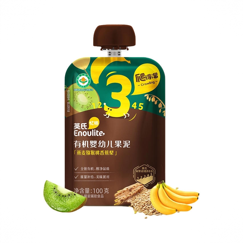 商品配色： 燕麦猕猴桃香蕉梨泥