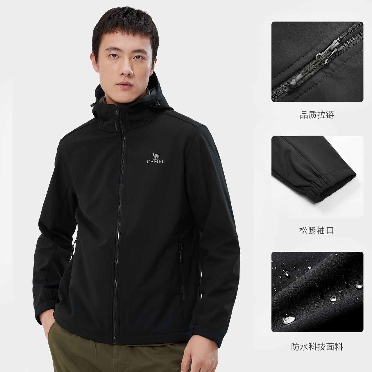 商品配色： 幻影黑/白logo