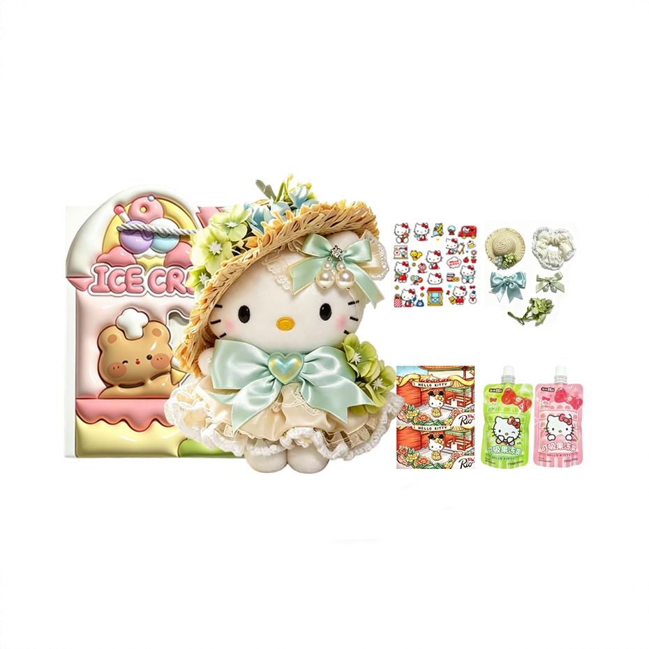 商品配色： 绿色嫁衣Kitty+糖果礼盒