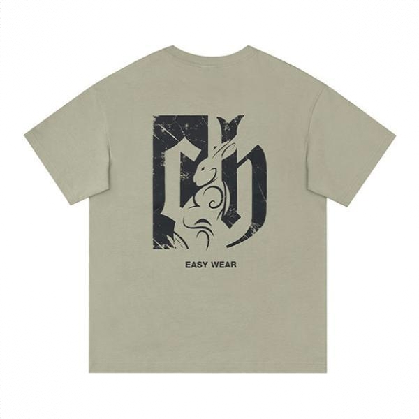 商品配色： 兔子印花/苔藓绿 