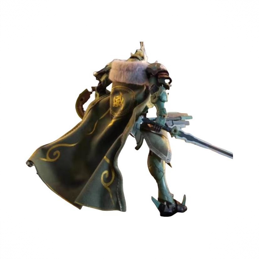 商品配色： 青色披风款