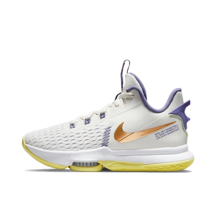 商品配色：Lakers 国内版/白色/金色/紫色