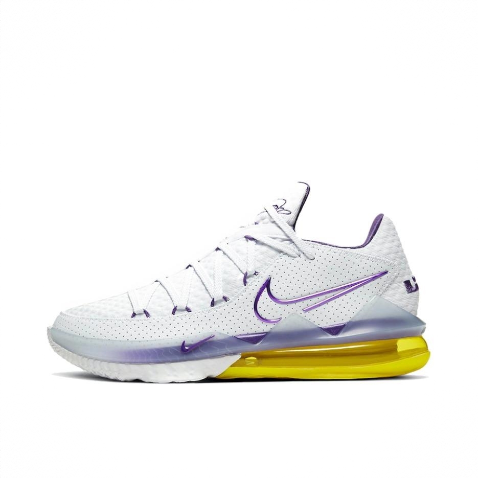 商品配色：Lakers Home 白色/紫色