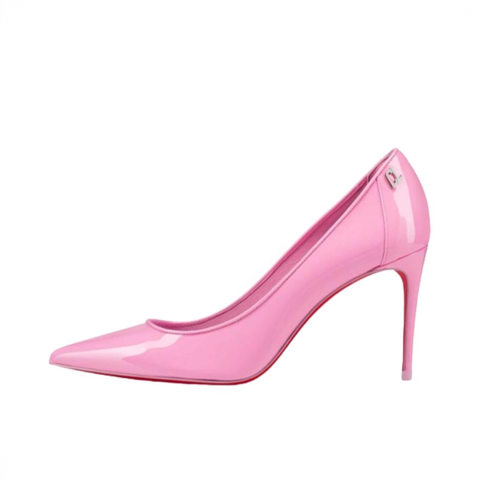 商品配色：Christian Louboutin 软皮分层高跟鞋 女款 粉色 粉色