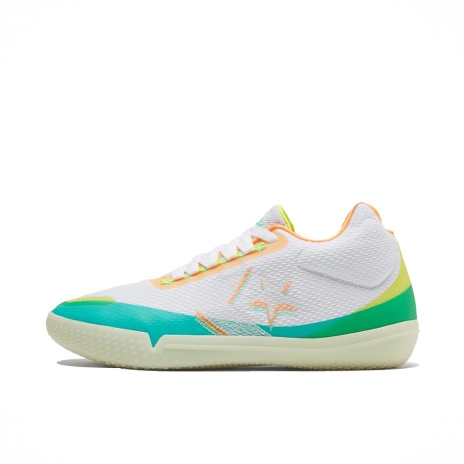 商品配色：Hi-Vis White Green Glow 白色/蓝绿/柠檬黄