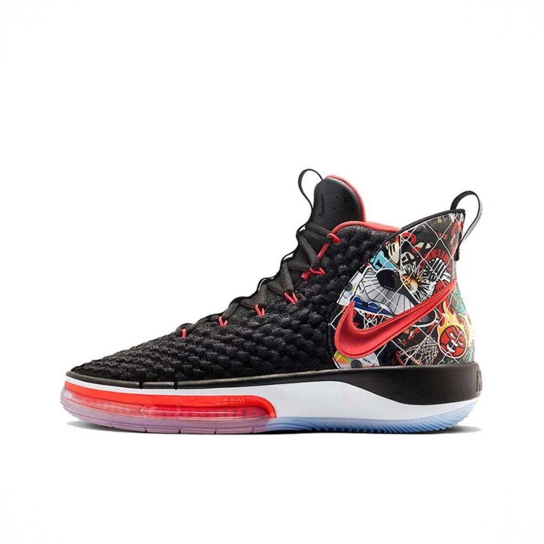商品配色：Black/Red/Multi color 黑红涂鸦