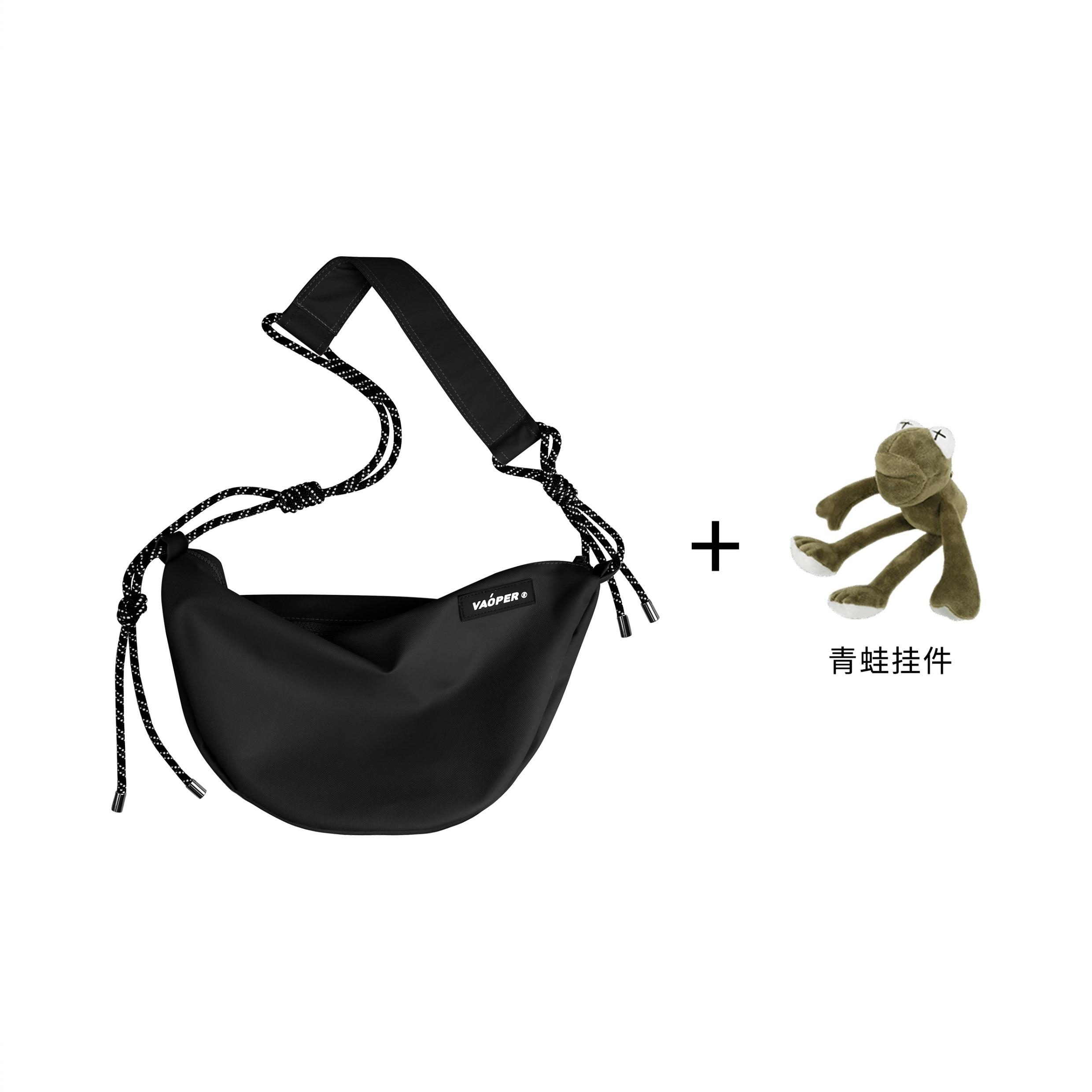 商品配色： 青蛙挂件款-黑色